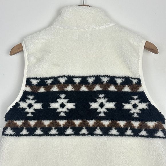 FAHERTY B.yellowtail High Pile Fleece Vest In Great Plains size M - Picture 14 of 16